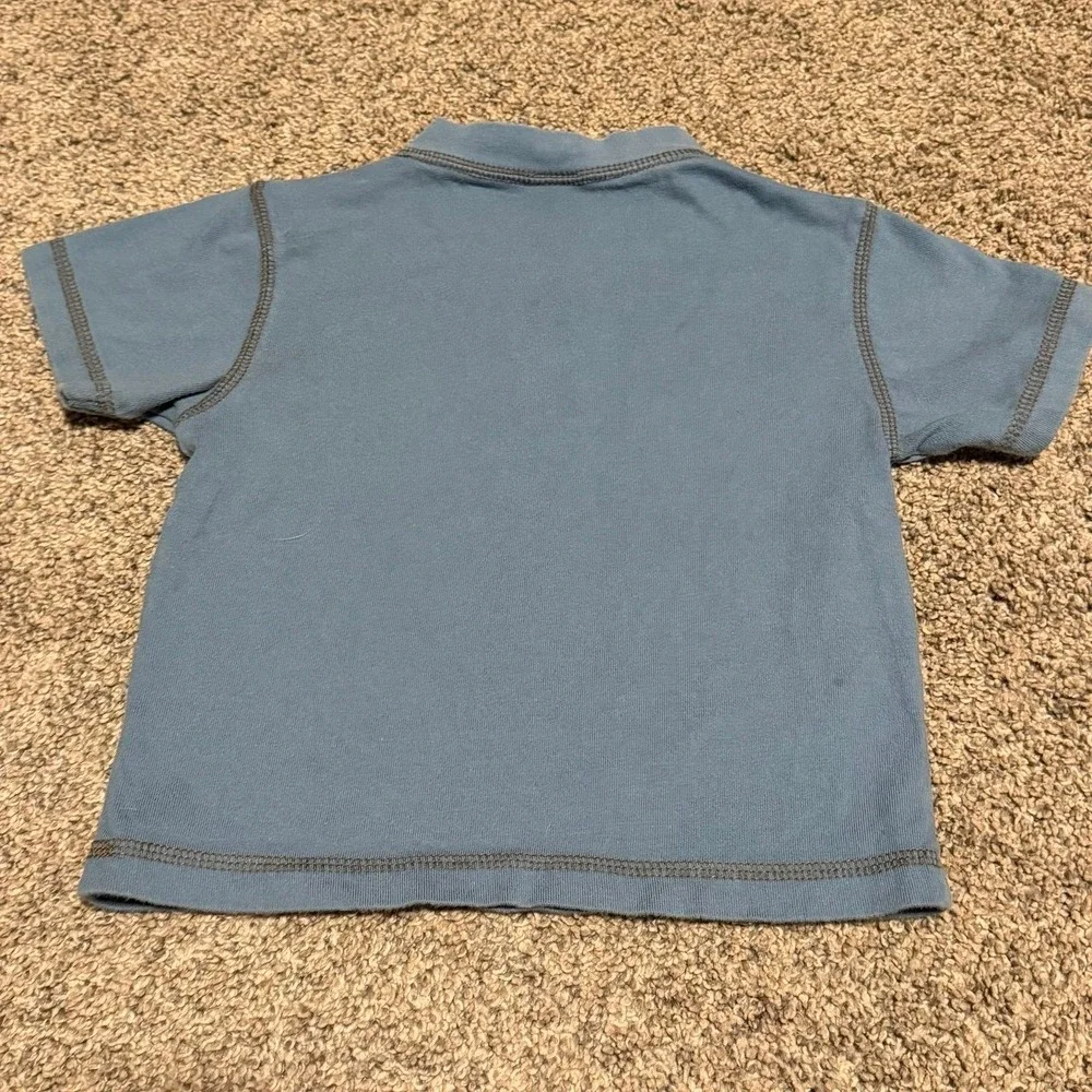 Gymboree Bug Discovery Club Shirt 12-18 Months Blue Insect Nature Tee VTG